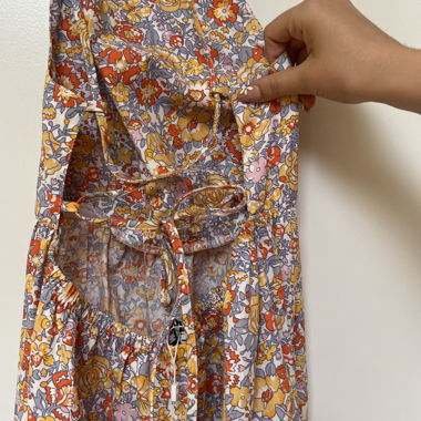 Abito lungo maxi con fiori