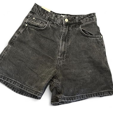Black Denim Shorts