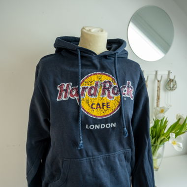 Hard Rock Cafe London hoodie, dark blue