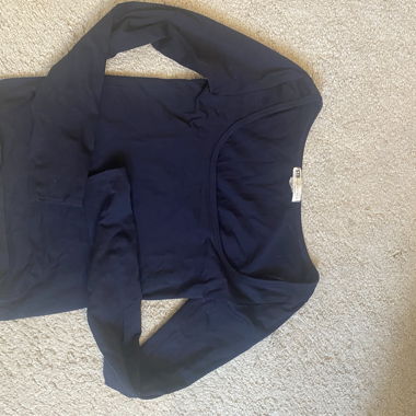 T-shirt a maniche lunghe STR blu, taglia M