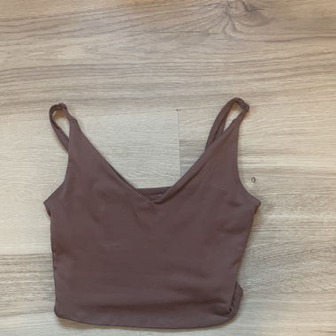 Brown tank top