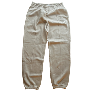 Pantalons de jogging NIKE crème oversize avec revers