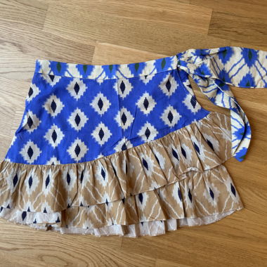 ZARA Wickelrock mit Muster - Grösse S