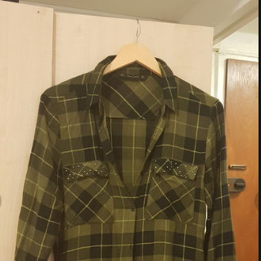 Green Tartan - Shirt - Zara