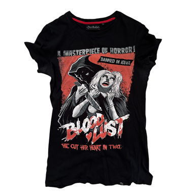 Schwarzes Horror Metal Gothic Alt T-Shirt S Small