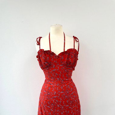 Süßes Sommerkleid mit Millefleurs