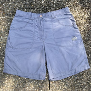 unisex baggy grey Mammut hiking shorts