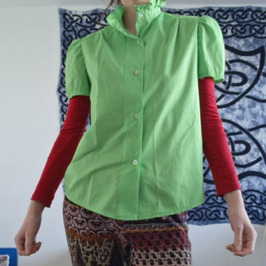 Green shirt