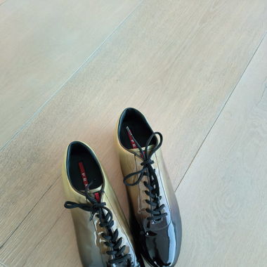 Unworn Prada Mirrorglaze Shoes