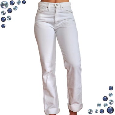 White Levis jeans