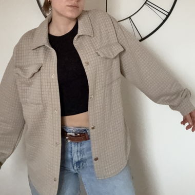 Name It beige quilted shirt size 158/164