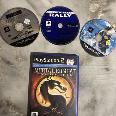 Jeux ps2 sans boîte et une boîte sans jeu 