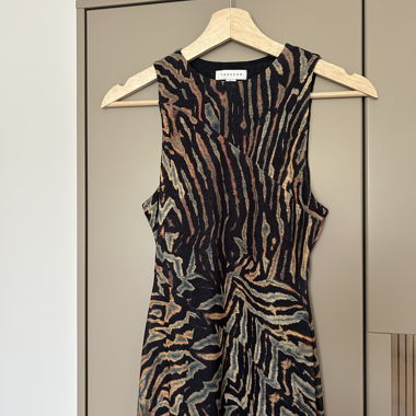 Topshop patterned maxi dress