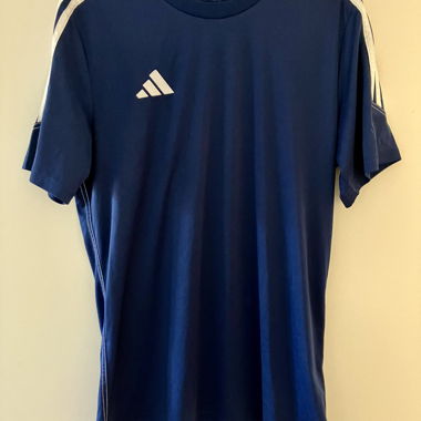 T-shirt de sport adidas bleu slim M