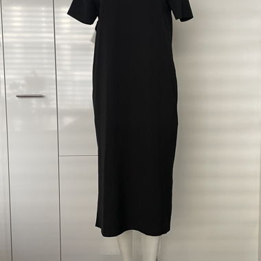 COS schwarzes Midi Kleid Grösse 38