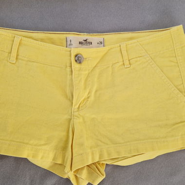 Shorts Hollister gialli taglia 29