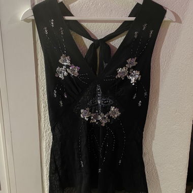 Top vintage à col halter