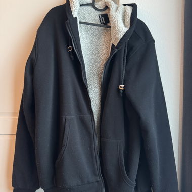 Veste Teddyfleece noire