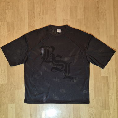 T-shirt Bershka noir en mesh