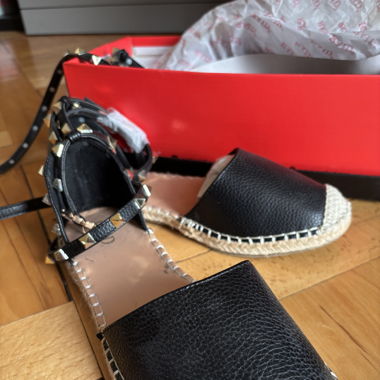 Chaussures en cuir noir