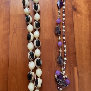 2 necklaces 