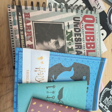 diverse Harry Potter Notizhefte / Notizbücher