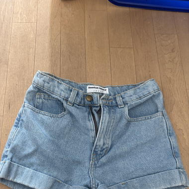 American Apparal Blue Jean Shorts