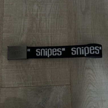 Cintura Snipes nera con logo