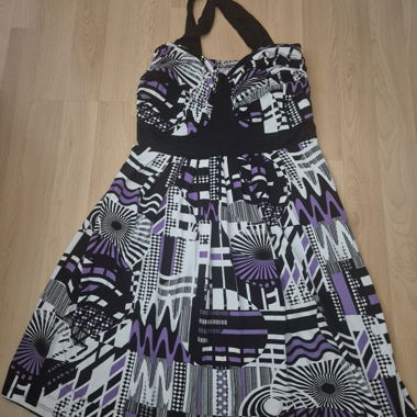 Trägerkleid mit Muster