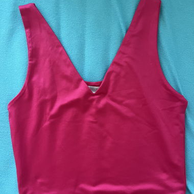 Pink Satin Top