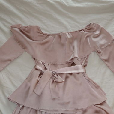Luftiger Zweiteiler von Sabo Skirt, Altrosa