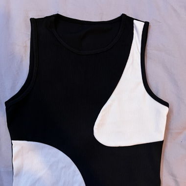 Débardeur top à motif 