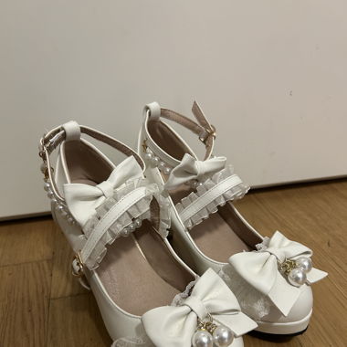 Cute Harajuku Mary Janes White
