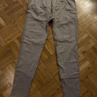 Leggings de sport gris beige