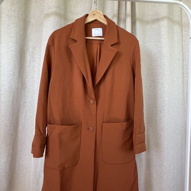 Manteau terracotta Femme