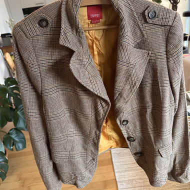 Blazer carreaux ESPRIT