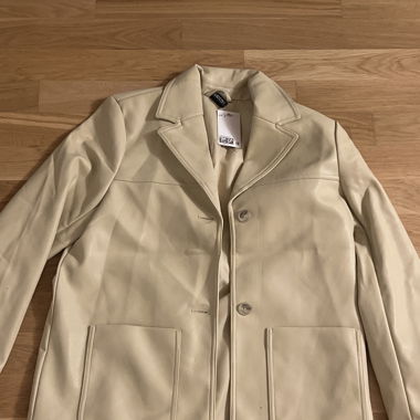 H&M Leder Mantel 
