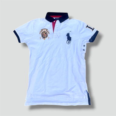 Polo Ralph Lauren Snow Challenge weisses Poloshirt