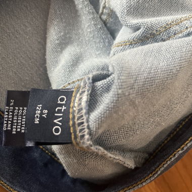 Giacca con cappuccio in denim Ativo