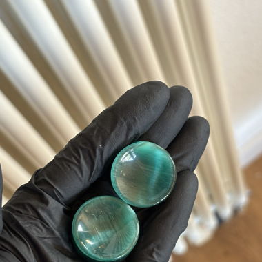 Green Tigereye Plugs 26mm