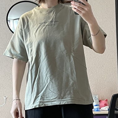 large green t-shirt 