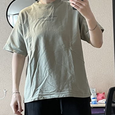 large green t-shirt 