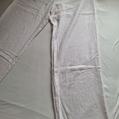Beige Linen Pants
