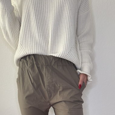 LaReida Stoffhose olive