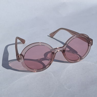 Guess round pink sunglasses