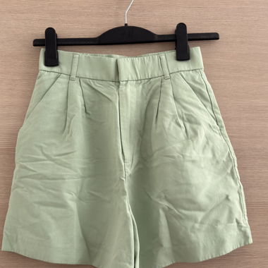 Pantaloncini Zara verde menta