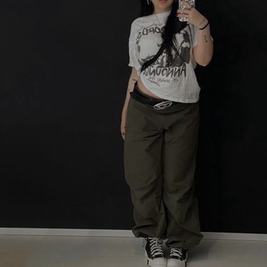 Pull & Bear Parachute Pants