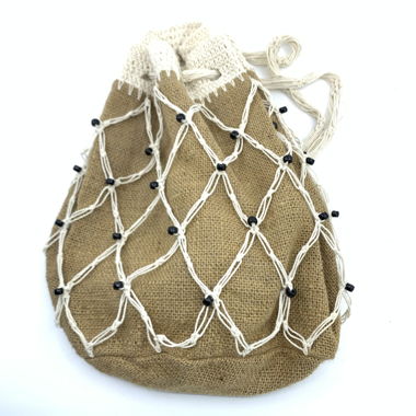 Sac à Dos Jute Coton Neuf