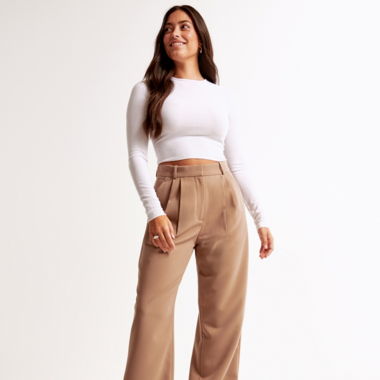 Abercrombie Chino Hose / Curvy Stoffhose