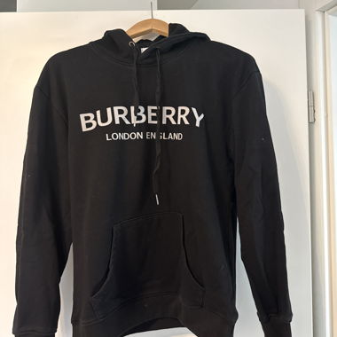 Felpa con cappuccio Burberry nera